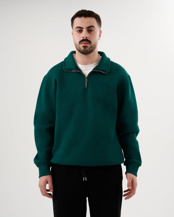 Olive Green Quarter Zip