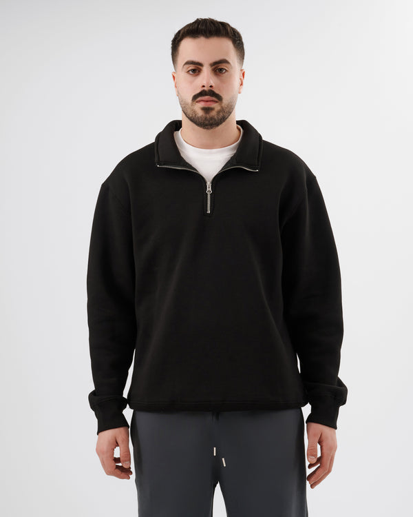 Black Quarter Zip